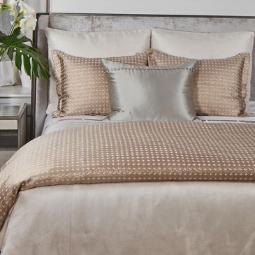 Ann Gish Art Of Home 3-Piece Queen Coin Duvet Set In Gold Pumice, , large