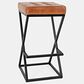 Waltham Brooks Leather Counter Stool in Saddle, , large