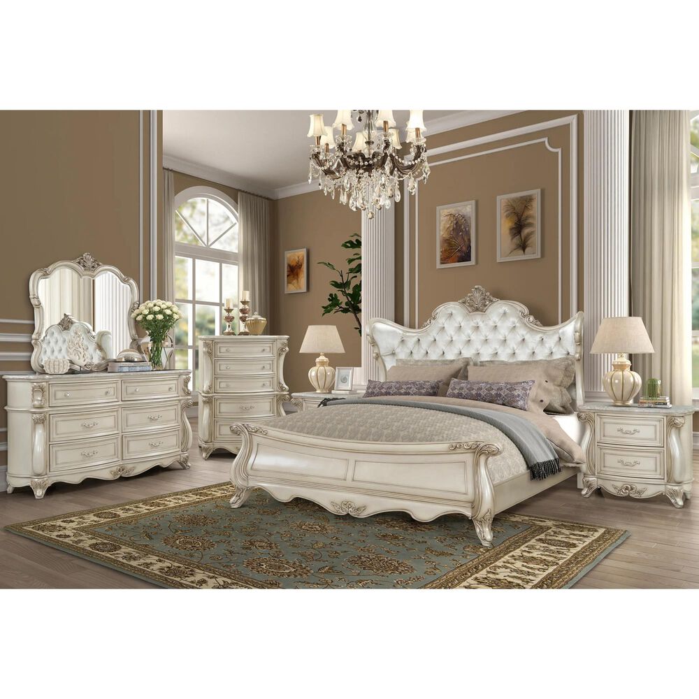 New Heritage Monique 5-Drawer Chest in Champagne, , large