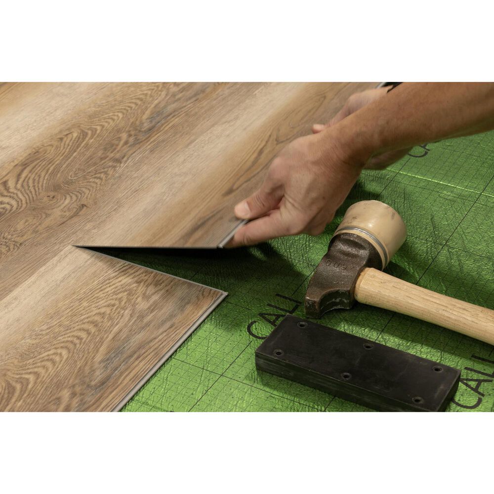 CALI Cali Bamboo Builder&#39;s Choice 7&quot; x 48&quot; Luxury Vinyl Plank in Tourmaline Toast, , large