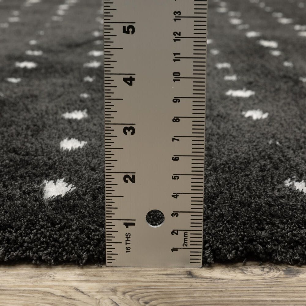 Oriental Weavers Galileo GAL04 Black and Ivory 9&#39;10&quot; x 12&#39;10&quot; Area Rug, , large