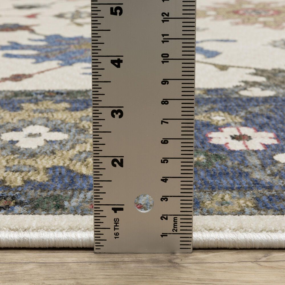 Oriental Weavers Hastings HA01E 2&#39;3&quot; x 7&#39;6&quot; Ivory Runner, , large