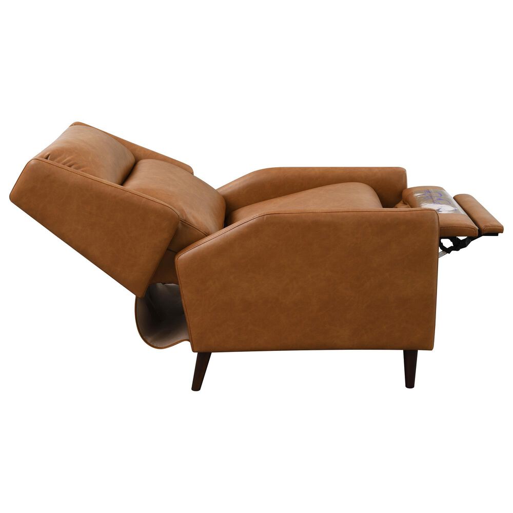 Furniture of America Selric Push Back Recliner in Brown, , large