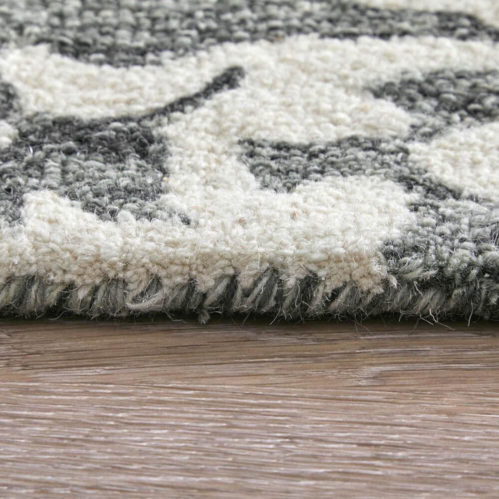 Feizy Belfort Charcoal 9&#39; x 12&#39; Area Rug, , large