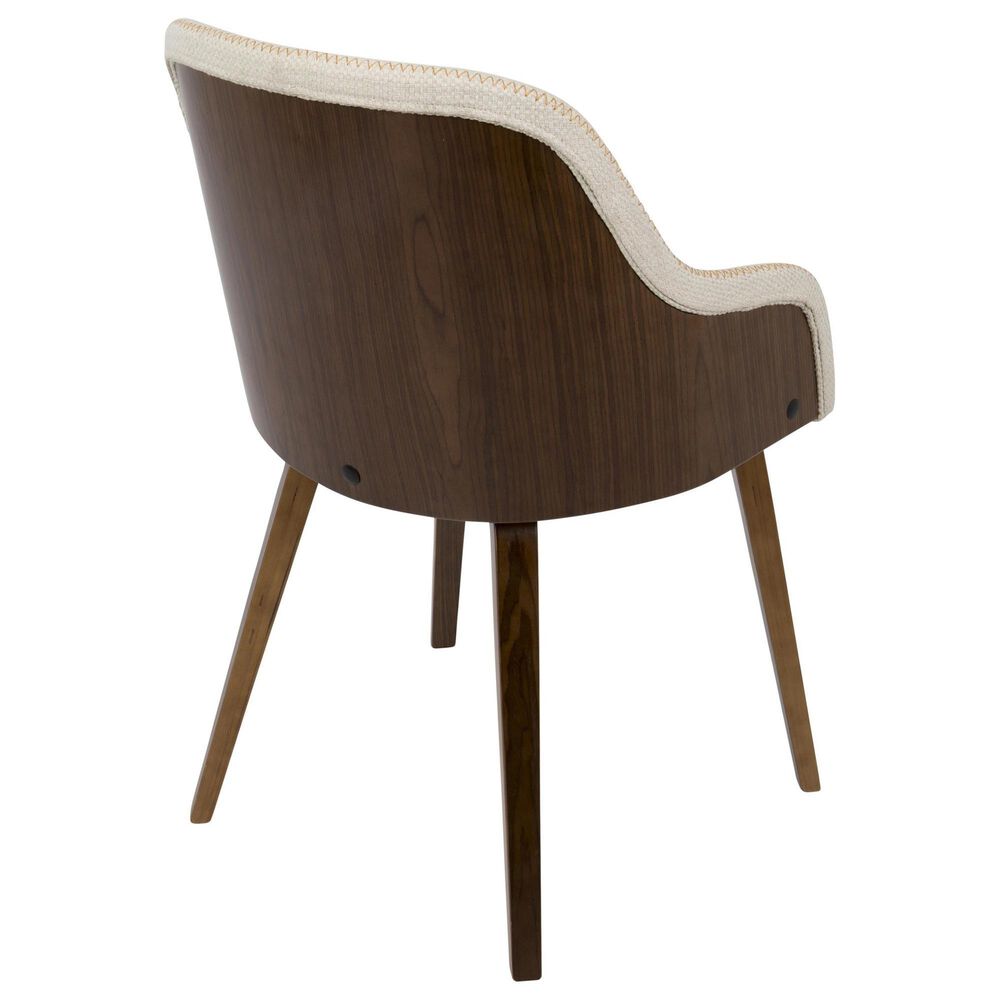 LumiSource Bacci Accent Chair in Cream, , large