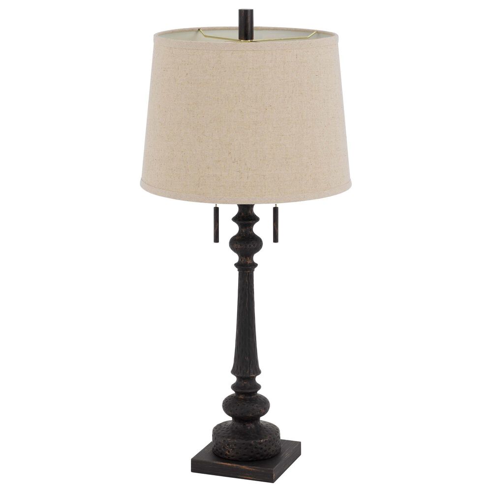 Cal Lighting Torrington Table Lamp in Rustic Iron, , large