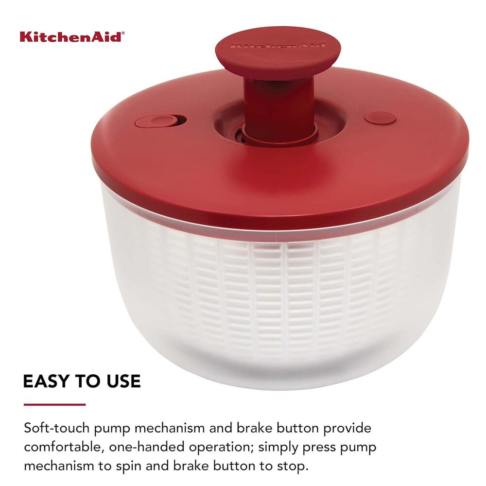 KitchenAid Universal Salad Spinner in Empire Red, , large