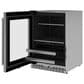 KitchenAid 24" Beverage Center with Left Hinge and Metal-Front Racks in Stainless Steel, , large