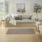 Nourison Courtyard Ivory and Charcoal 3" x 5" Indoor/Outdoor Area Rug, , large