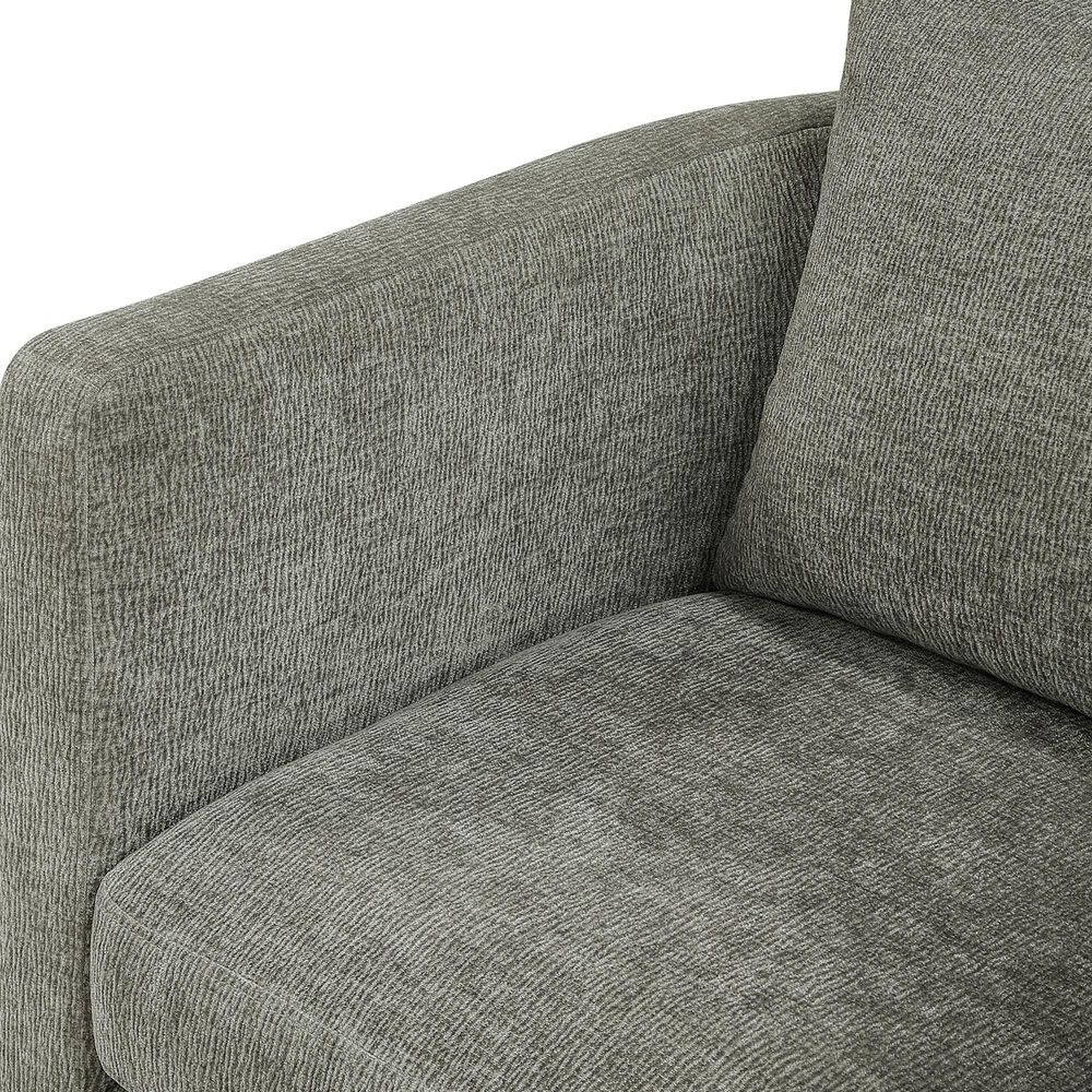 Hearth and Haven Sutton Swivel Chair in Gray, , large