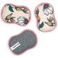 Once Again Home Sunflower Trail Reusable Sponges in Vanilla (Set of 3), , large