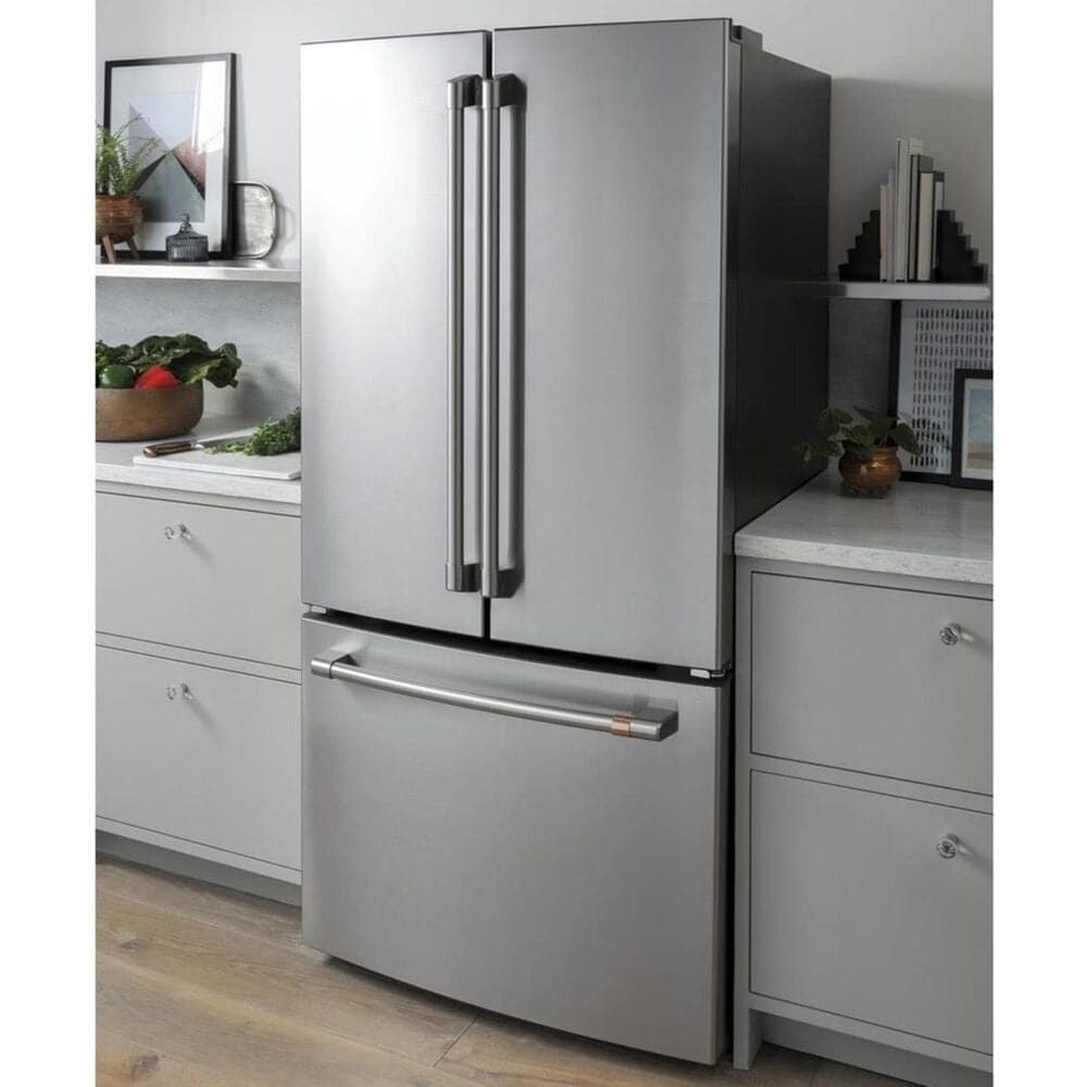 Cafe 18.6 Cu. Ft. Counter Depth French Door Refrigerator in Stainless Steel, , large