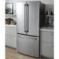 Cafe 18.6 Cu. Ft. Counter Depth French Door Refrigerator in Stainless Steel, , large