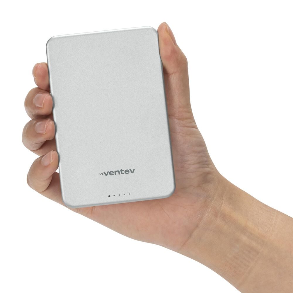 Ventev 5K mAh Qi2 Wireless ULTRAFAST Portable Magnetic Battery, , large