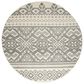 Safavieh Adirondack ADR107B-4R 4" x 4"  Ivory/Silver Round Rug, , large