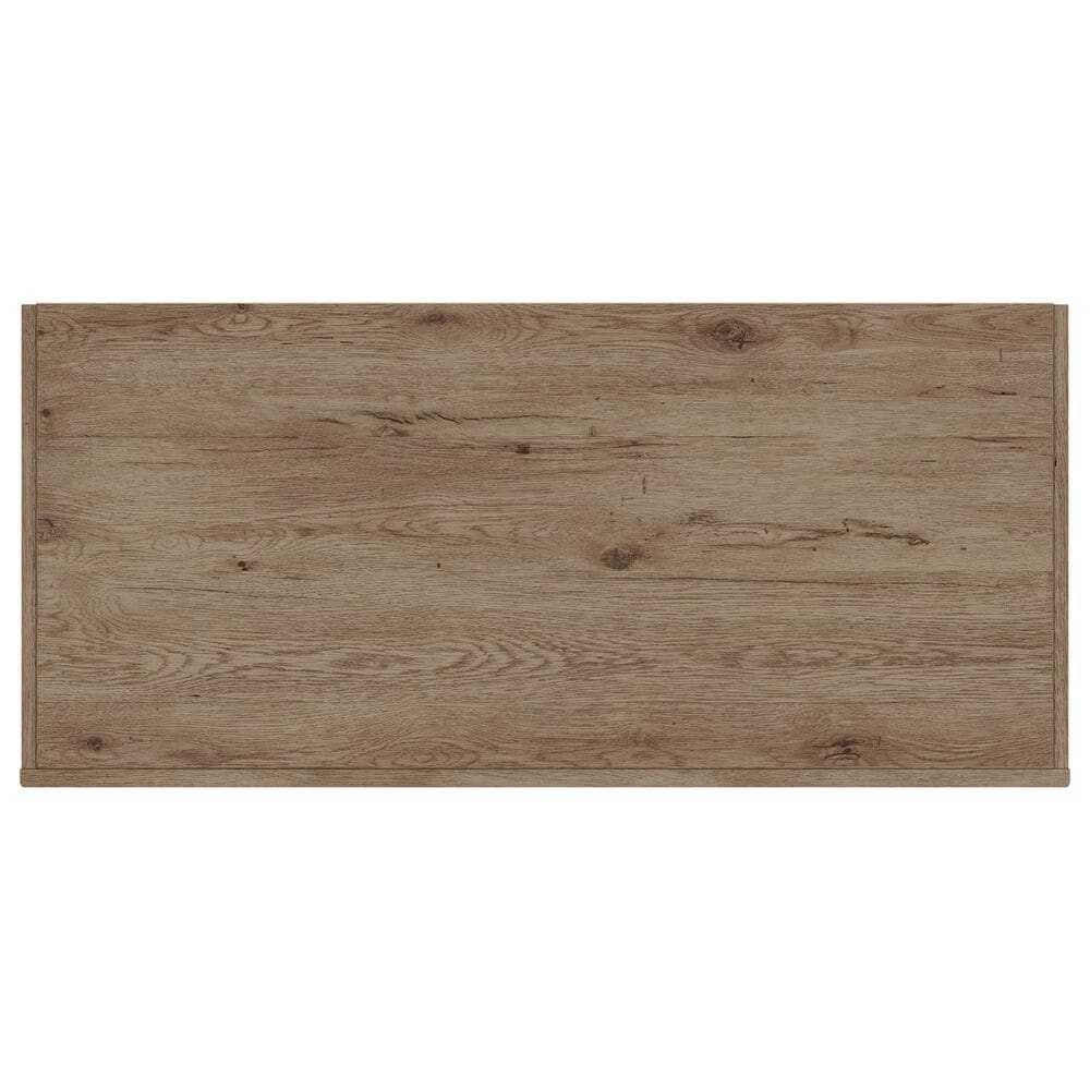 Ashley Oliandon King Storage Bed with Dresser Chest and 2 Nighstands in Brown, , large