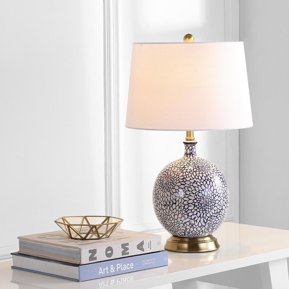 Safavieh Orianna Table Lamp in Blue/White, , large