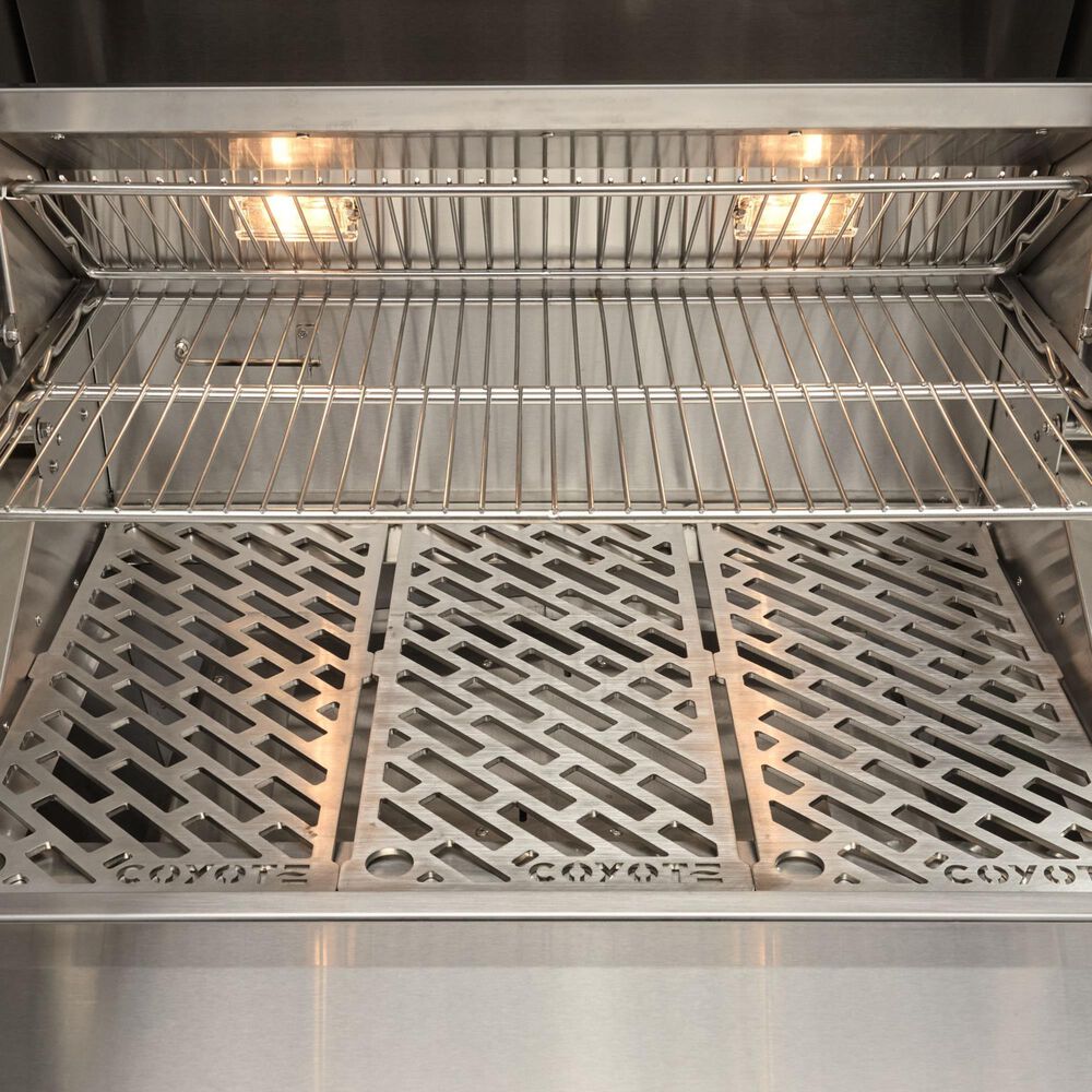 Coyote Outdoor 28&quot; Gen3 Freestanding Pellet Grill with Cart in Stainless Steel, , large