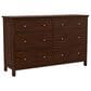 Archbold Furniture Heritage 4 Piece Queen Panel Bedroom Set in Brown Mahogany, , large