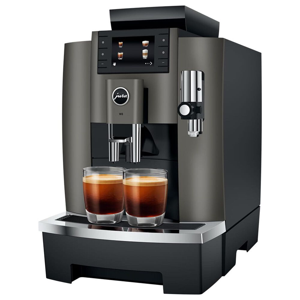 Jura W8 101 Oz Automatic Coffee Maker in Dark Inox, , large