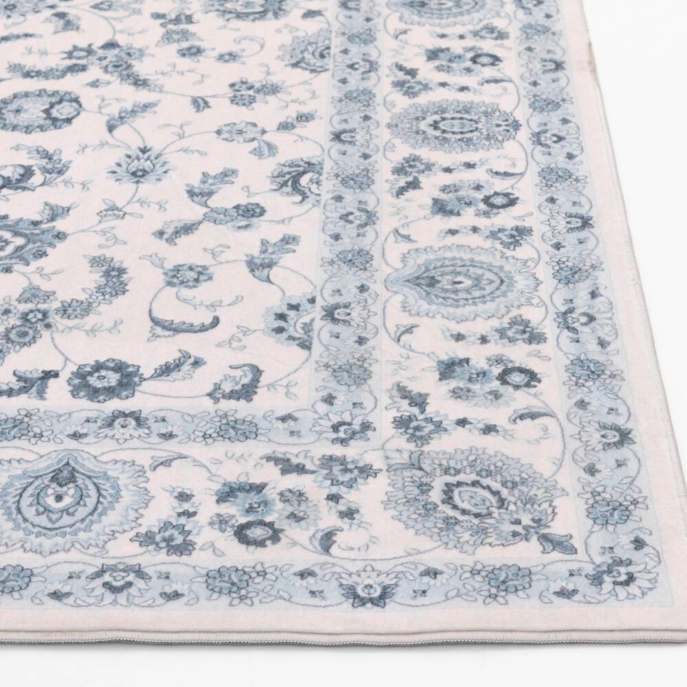 Central Oriental Trisha Yearwood Belmont Kamina 7&#39;10&quot; x 9&#39;6&quot; Grey and Ivory Area Rug, , large