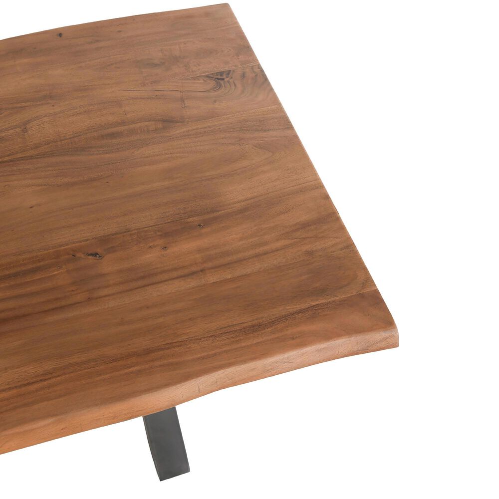 Classic Home Bellamy 78&quot; Dining Table in Brown and Black - Table Only, , large