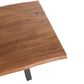 Classic Home Bellamy 78" Dining Table in Brown and Black - Table Only, , large