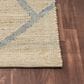 L&R Resources Willow Abstract Blue 10" x 14" Area Rug, , large