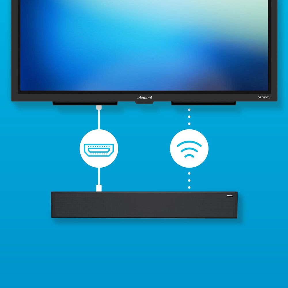 Element 65" 4K UHD Partial Sun Outdoor Xumo - Smart TV with 2.0 Outdoor Soundbar and Outdoor Tilt Mount in Black, , large