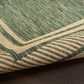 Nourison Horizon HOZ03 Green 10" x 14" Indoor/Outdoor Area Rug, , large