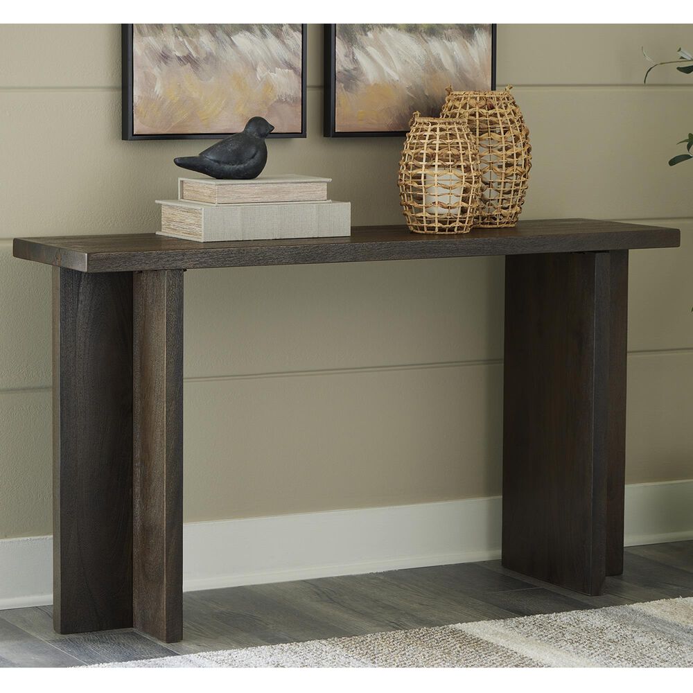 Ashley Jalenry Console Sofa Table in Grayish Brown, , large