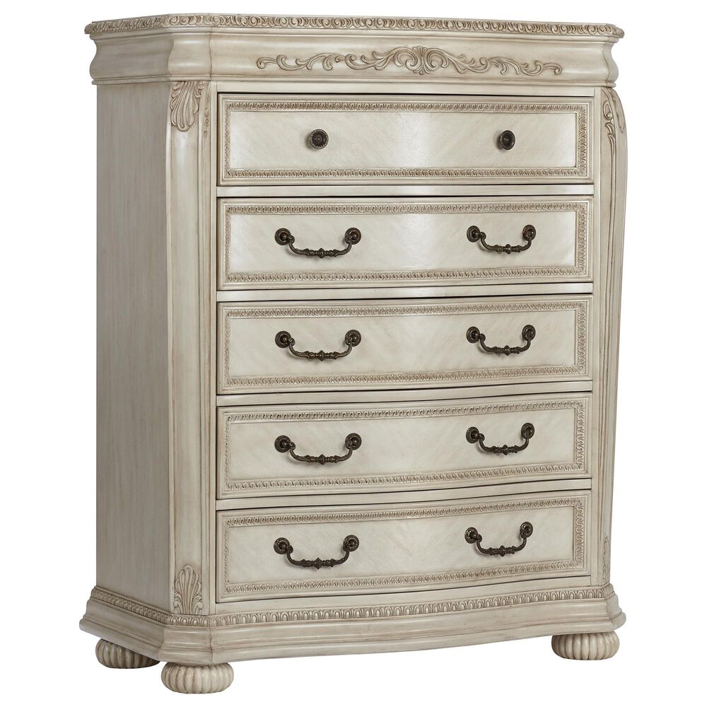 Kingsley Baby Wessex 5-Drawer Chest in Seashell, , large