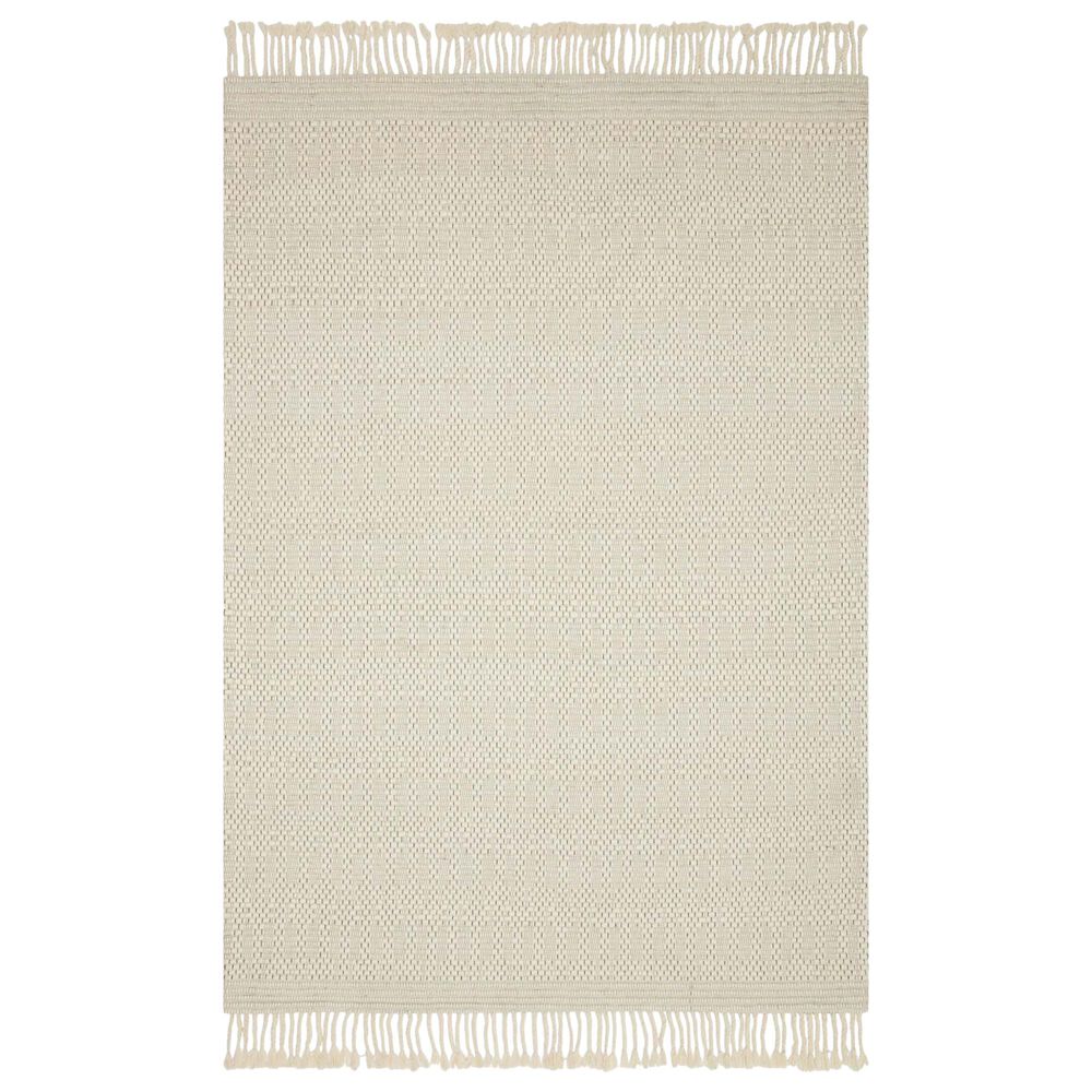 Magnolia Home Myra MYR-02 9"3" x 13" White Area Rug, , large