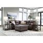 Ashley WillowBend Oversized Ottoman in Umber, , large