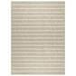 Nourison Positano POS03 Grey and Ivory 9" x 12" Indoor/Outdoor Area Rug, , large