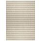 Nourison Positano POS03 Grey and Ivory 9" x 12" Indoor/Outdoor Area Rug, , large