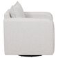 Linon Home Decor Bianca Swivel Accent Chair in Bone, , large