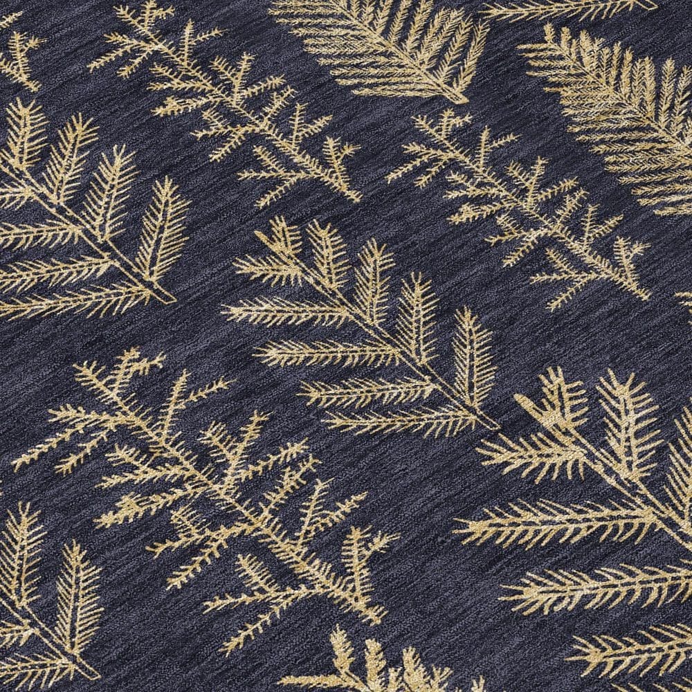 Dalyn Rug Company Wonderland WN21 1&#39;8&quot; x 2&#39;6&quot; Black Indoor/Outdoor Area Rug, , large