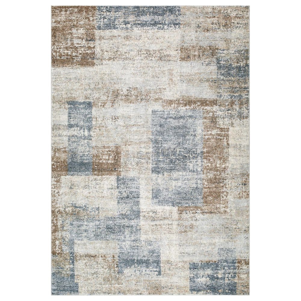Surya Avellino 12" x 15" Light Beige, Light Gray, Gray, Tan, Deep Teal and Light Olive Area Rug, , large