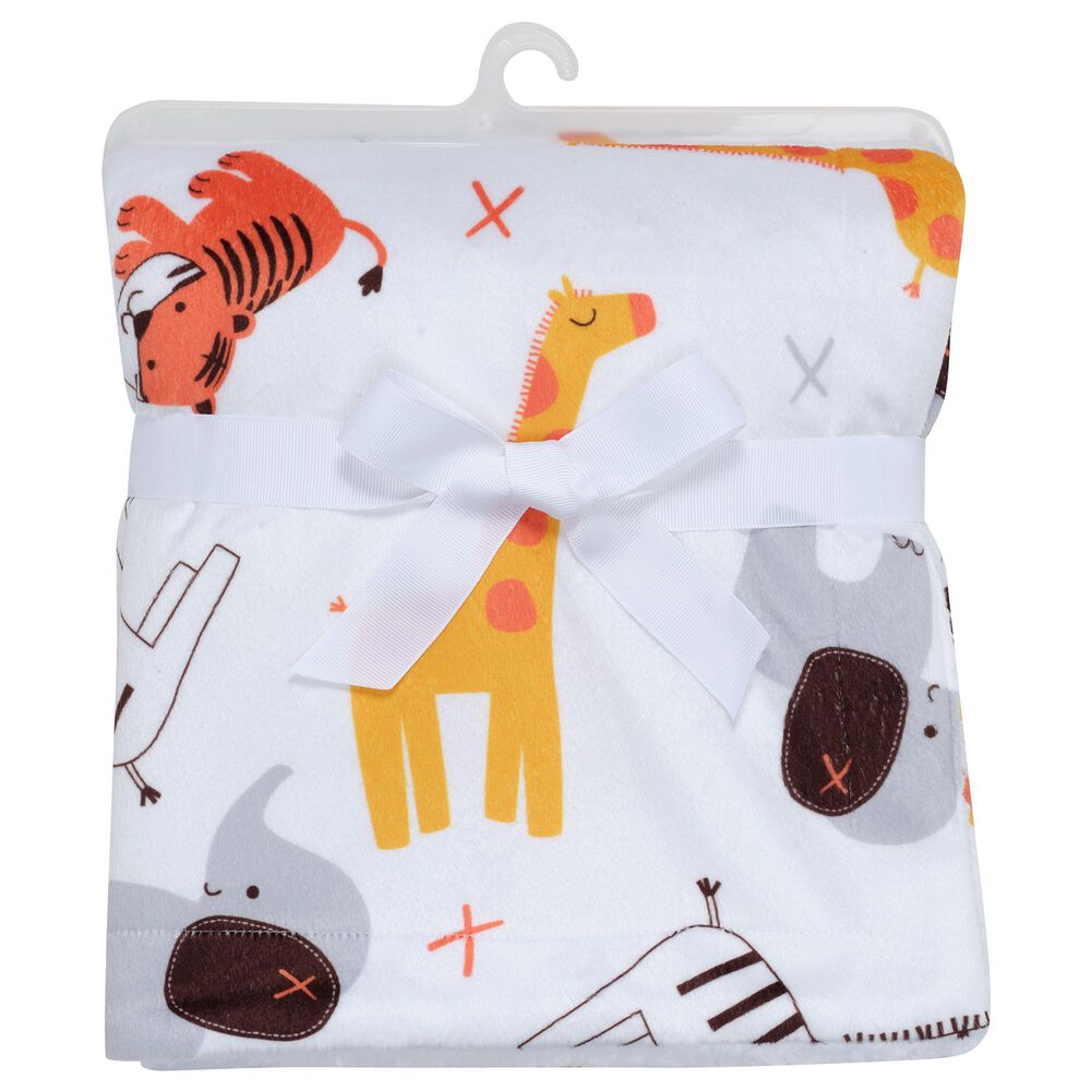 Lambs &amp; Ivy Lollipop Jungle Baby Blanket in Multicolor, , large