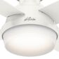 Hunter Dempsey 44" Low Profile Ceiling Fan with Light in Fresh White, , large