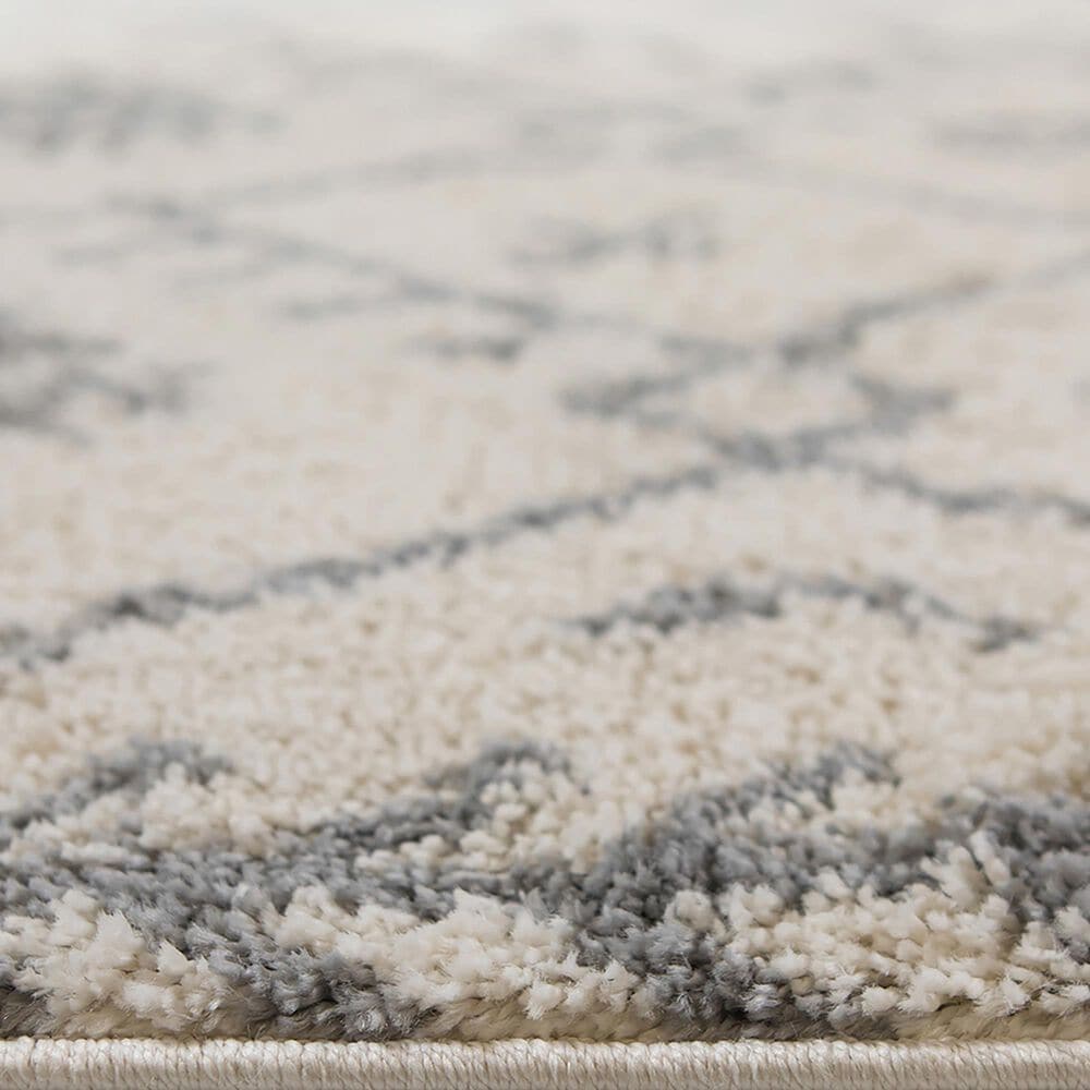 Amer Rugs Aspen ASP-6 2&#39;2&quot; x 10&#39; Ivory and Gray Runner, , large