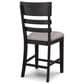 Crown Mark Guthrie Counter Stool in Black, , large