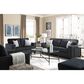 Ashley Altari Chair and Ottoman in Slate, , large