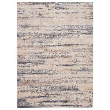 Nourison Rustic Textures RUS04 9"3" x 12"9" Beige and Grey Area Rug, , large