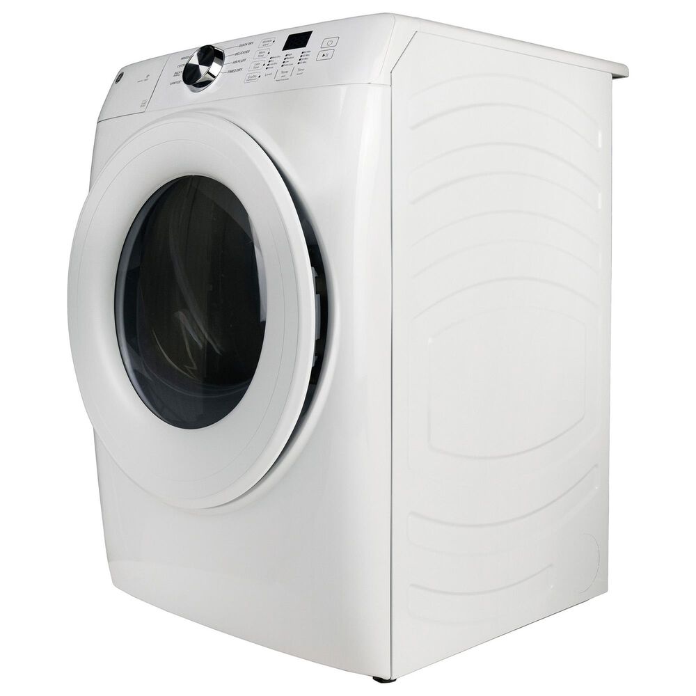 GE Appliances 7.8 Cu. Ft. Smart Front Load Electric Dryer in White, , large