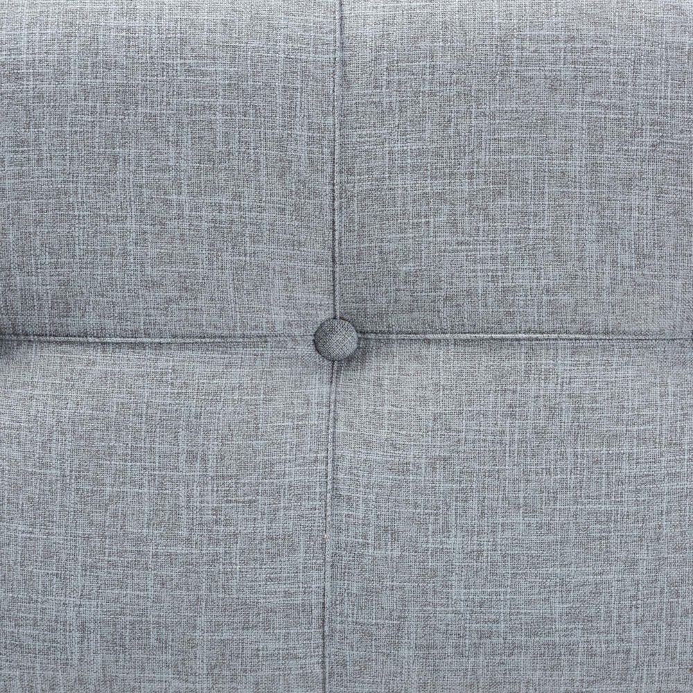 Baxton Studio Flynn 2-Drawer Storage Trunk Ottoman in Grey, , large