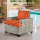 HOMLUX 7-Piece Modular Patio Conversation Set in Orange, , large