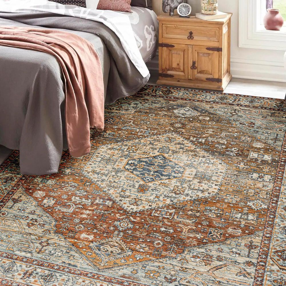 Dalyn Rug Company Bergama BE1 7&#39;10&quot; x 10&#39; Paprika Area Rug, , large