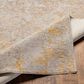 Surya Reina Light Gray, Light Brown, Medium Gray, Mustard and Tan 12" x 15" Area Rug, , large